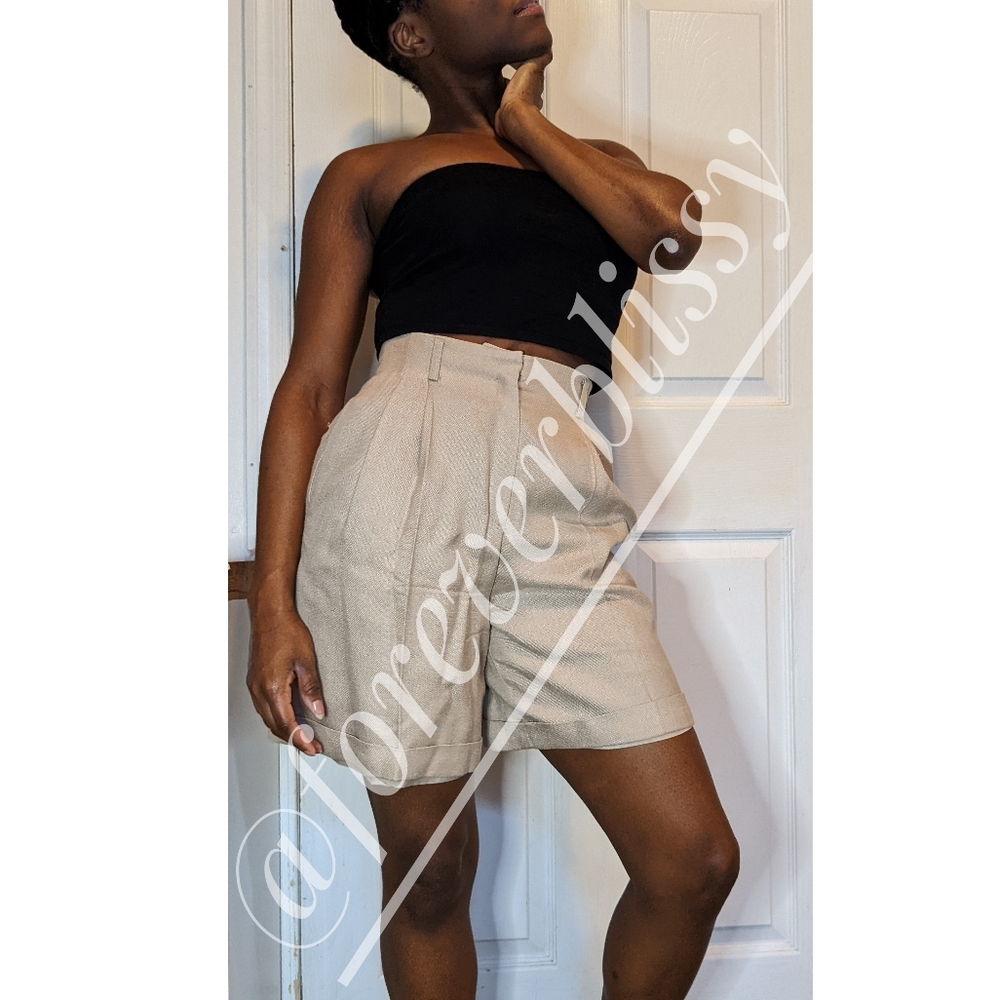 Vintage Liz Claiborne High-Waisted Bermuda Shorts